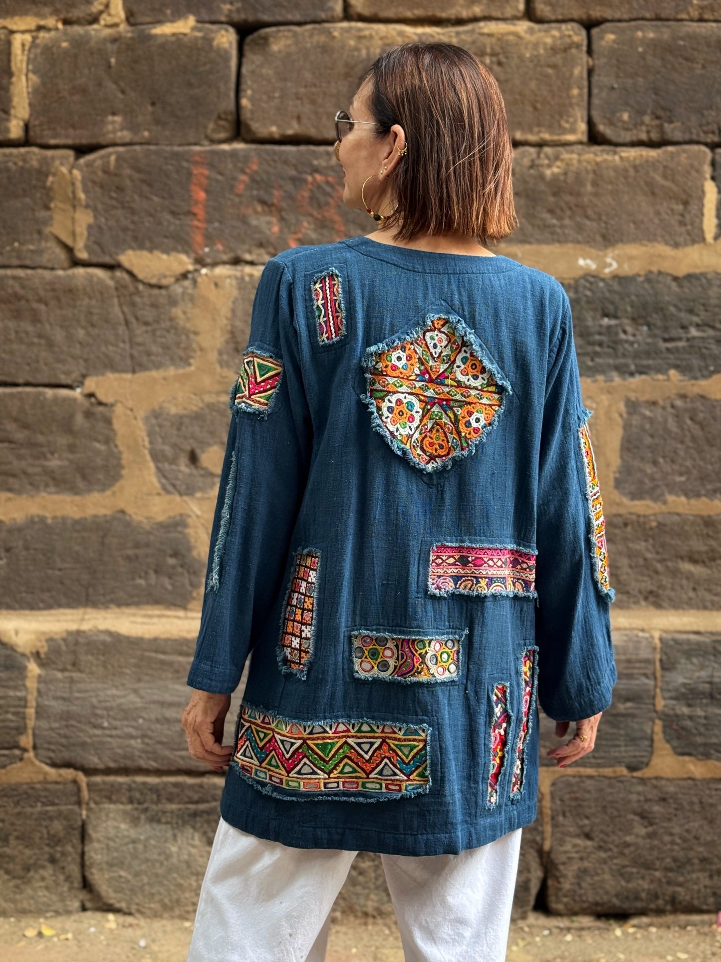 ‘Array of Kutch’ A tunic celebrating artisanal Indian textiles