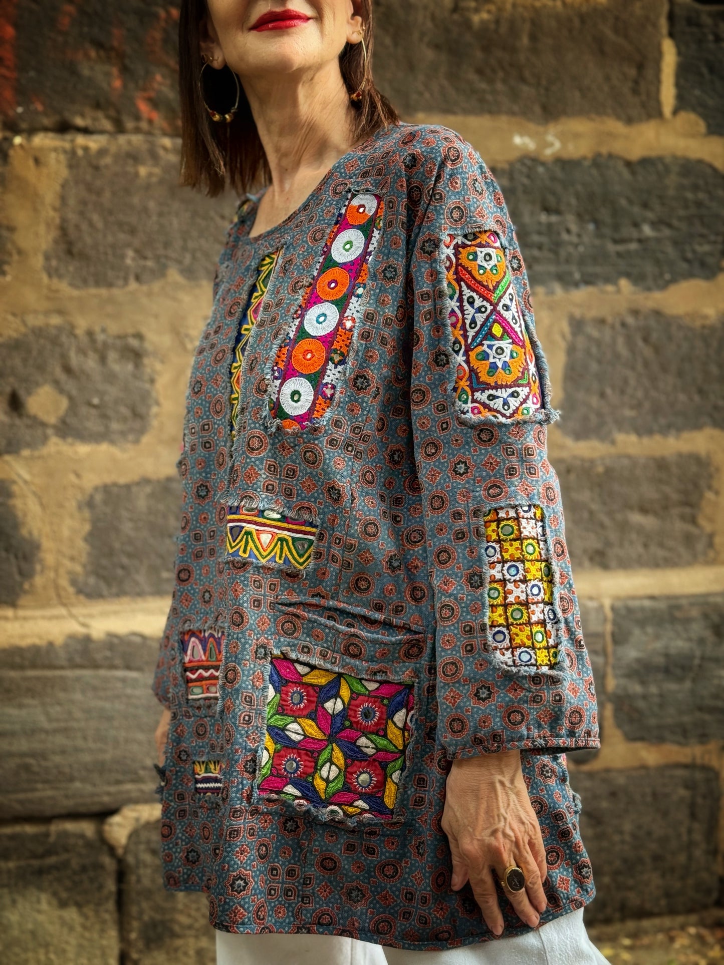 ‘Array of Kutch’ A tunic celebrating the artisanal hand crafts of Gujarat