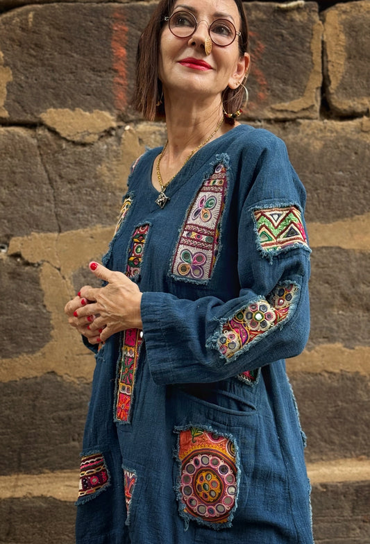 ‘Array of Kutch’ A tunic celebrating artisanal Indian textiles