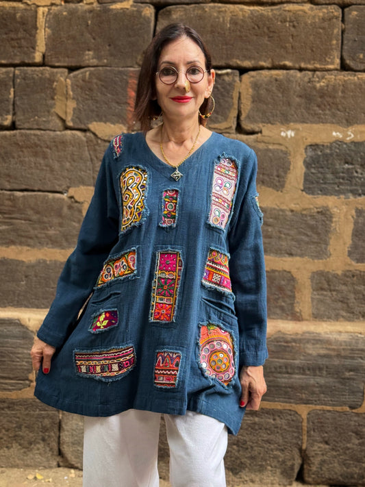 ‘Array of Kutch’ A tunic celebrating artisanal Indian textiles