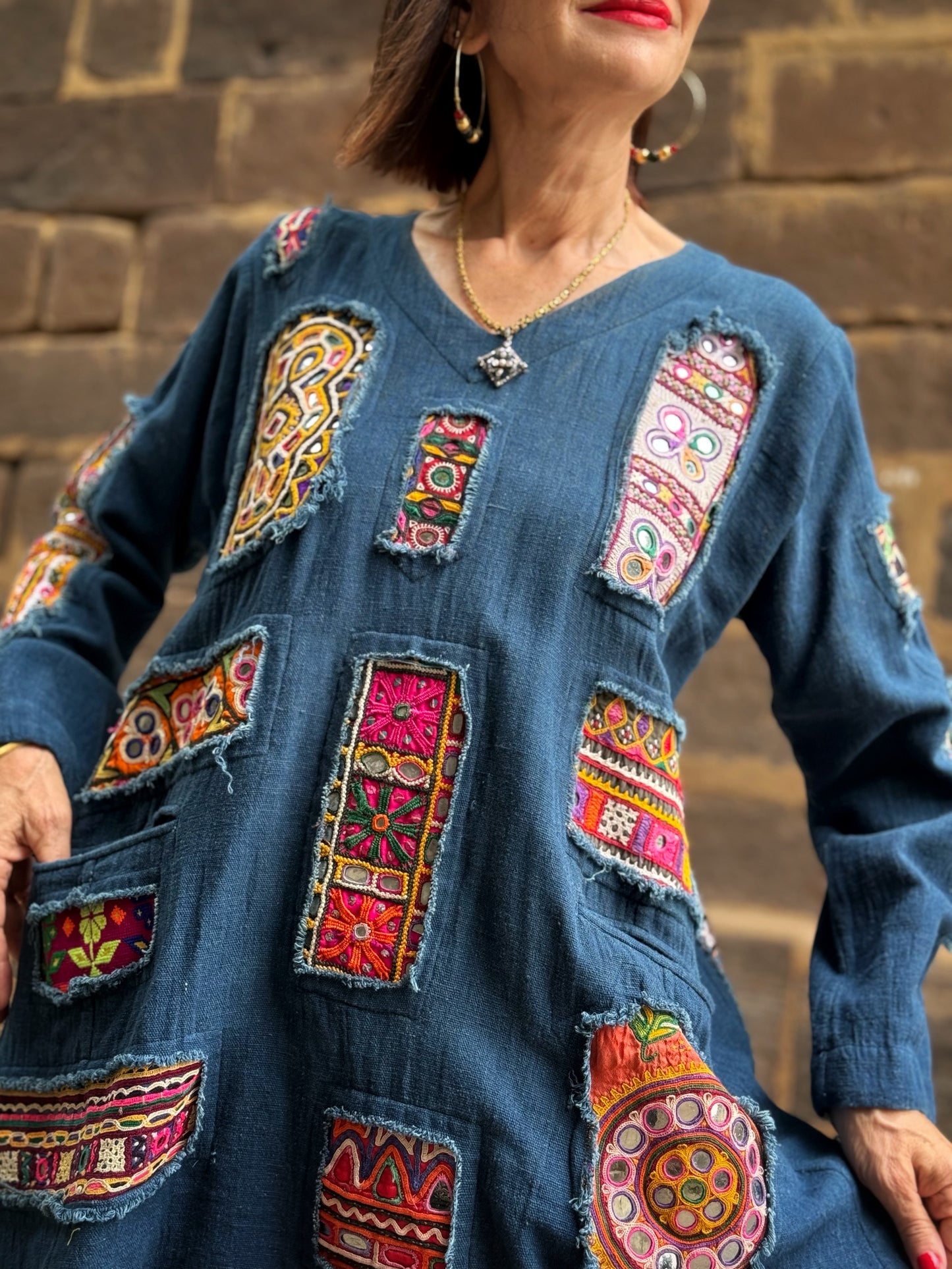 ‘Array of Kutch’ A tunic celebrating artisanal Indian textiles