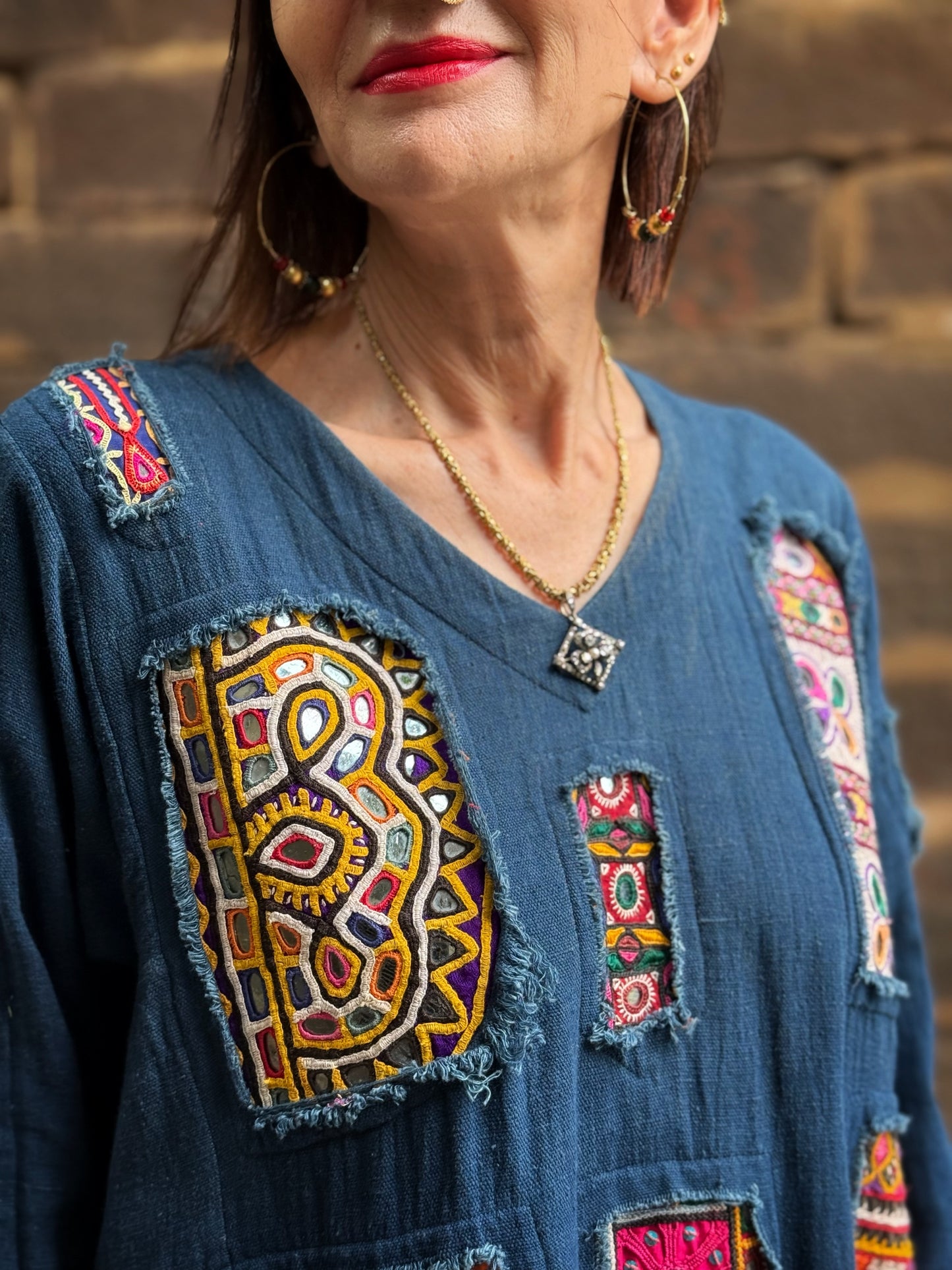 ‘Array of Kutch’ A tunic celebrating artisanal Indian textiles