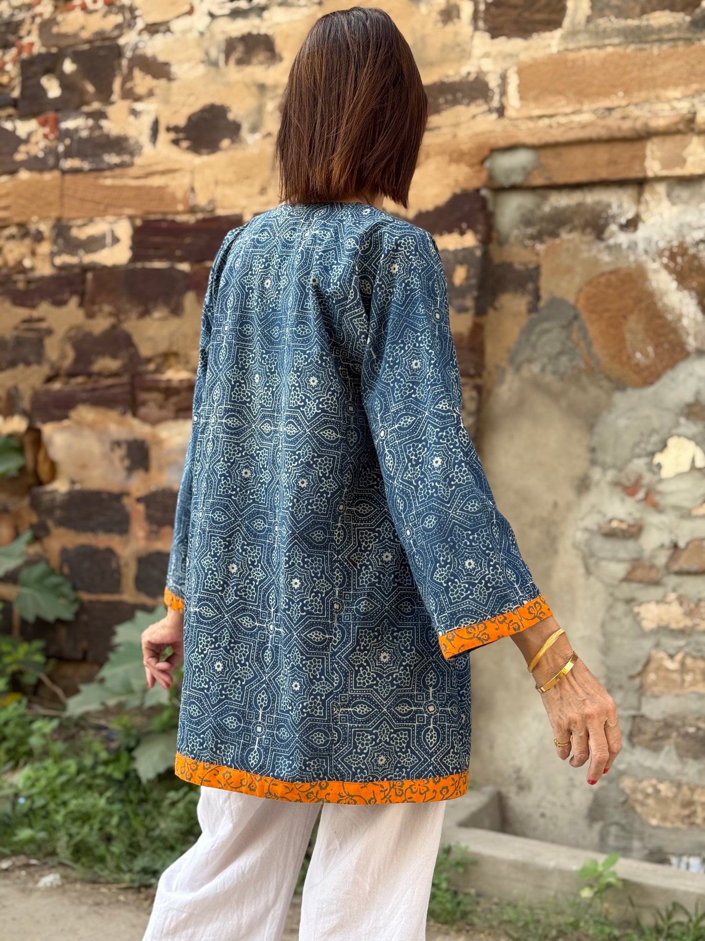 Flower Pot Pocket Tunic – Trompe L’oeil Effect