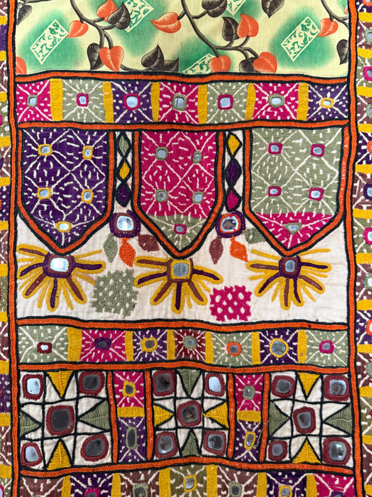 Hand Embroidered Indian Wall Hanging
