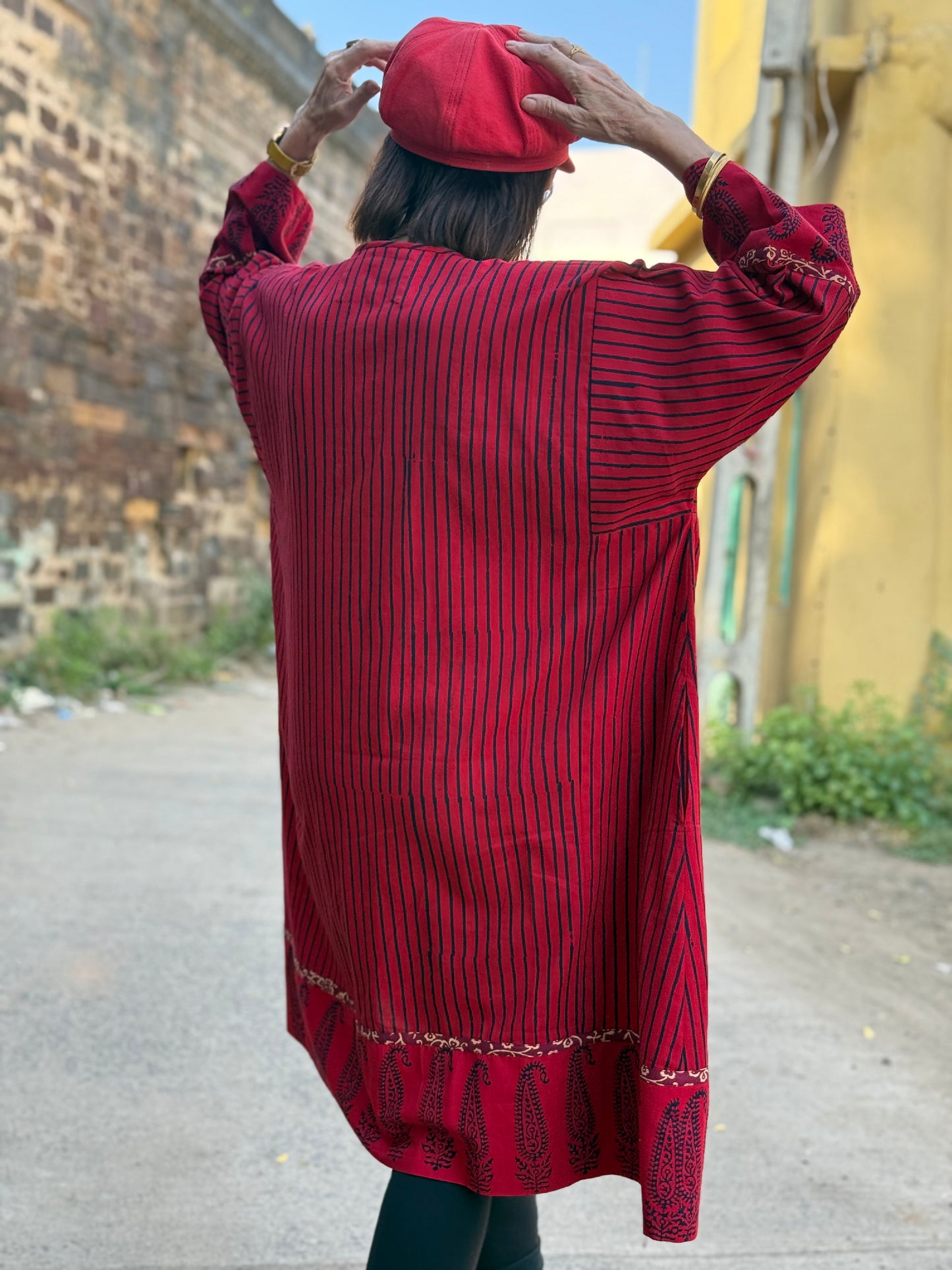 Heritage Kutch Soof Embroidery Dress – XL