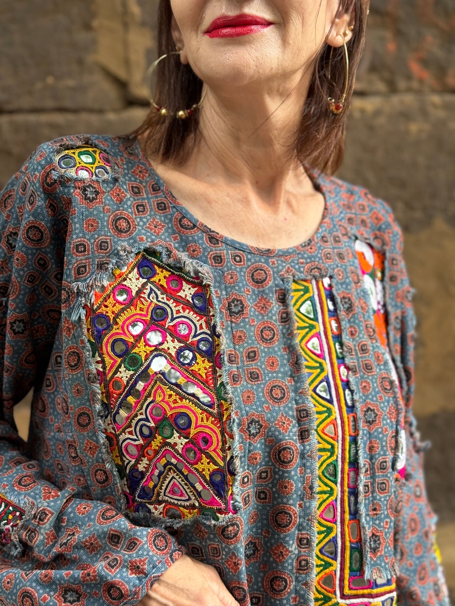 ‘Array of Kutch’ A tunic celebrating the artisanal hand crafts of Gujarat