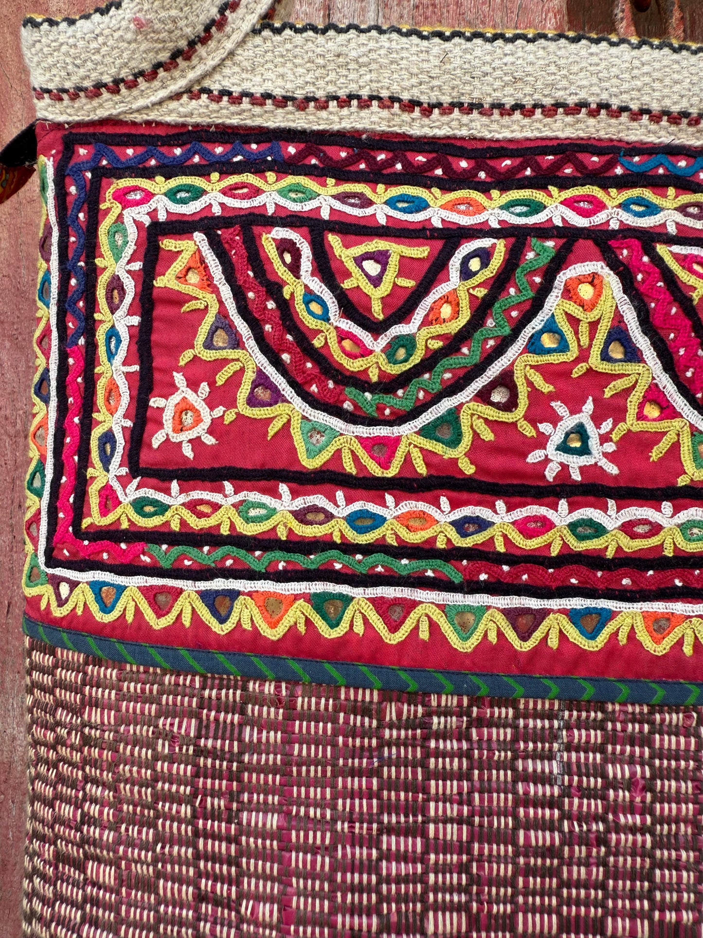 Artisanal Mirrorwork Tote