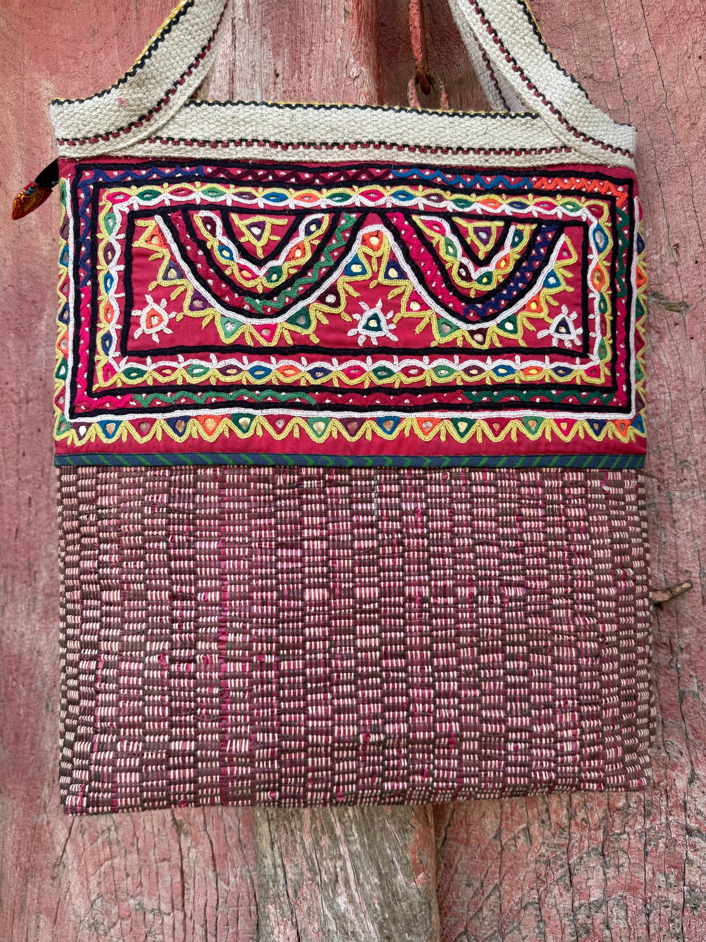 Artisanal Mirrorwork Tote