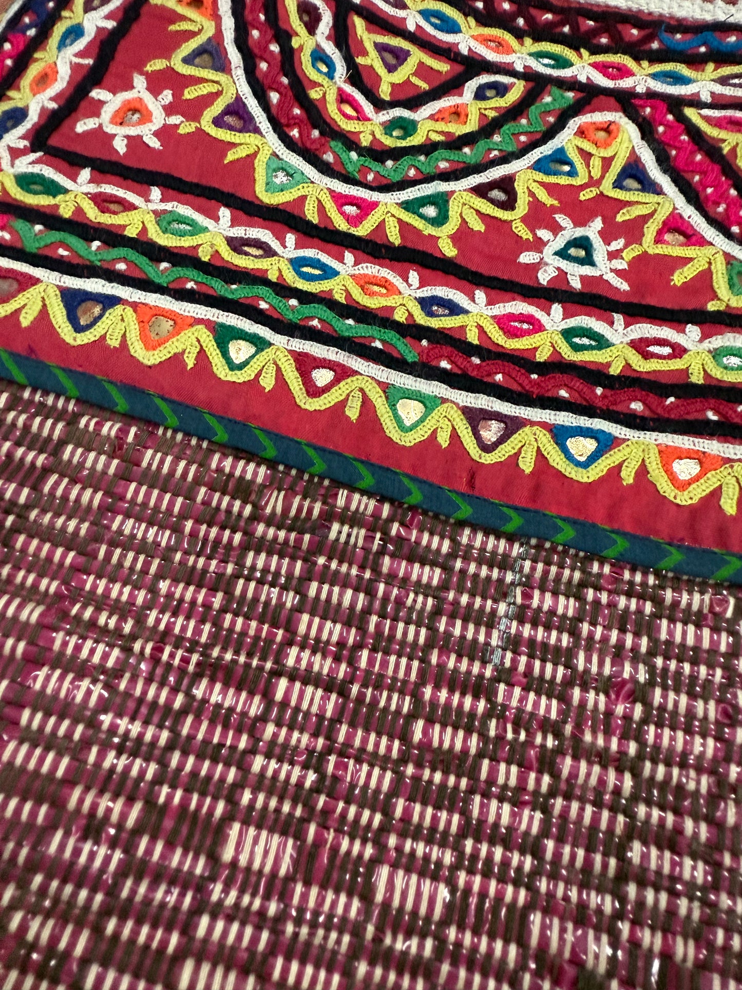 Artisanal Mirrorwork Tote