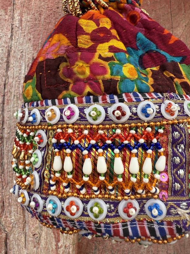 Boho Beadwork Potli Bag