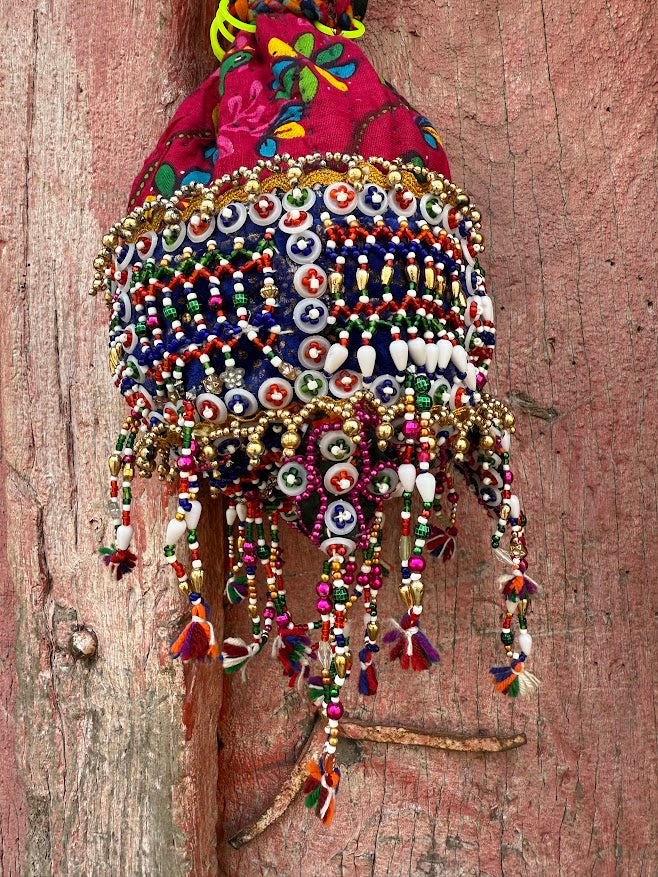 Heritage Mirrorwork Potli Bag