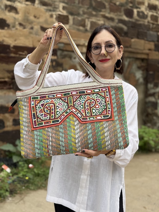 Rabari Mirror Work Eco Tote