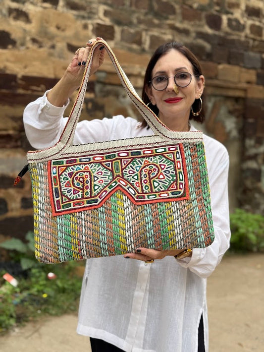 Rabari Mirror Work Eco Tote