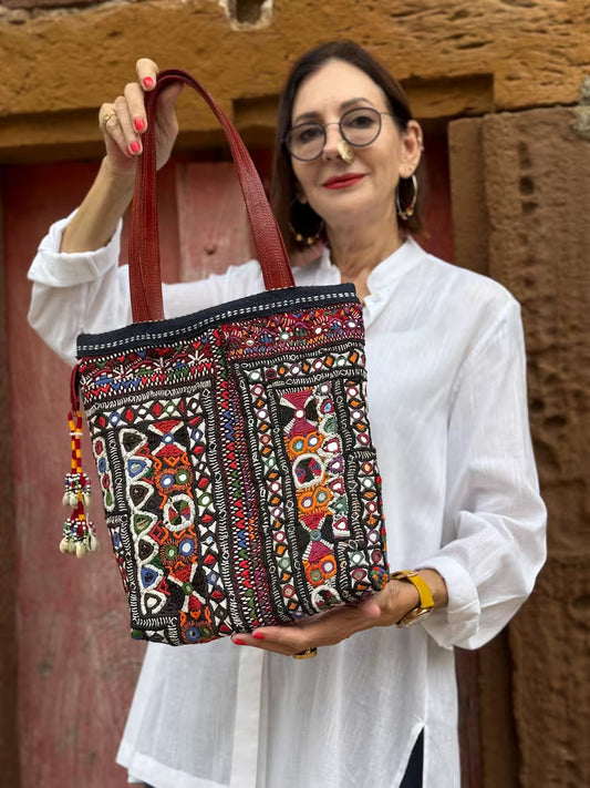 Kutch Tribal Embroidery Handbag