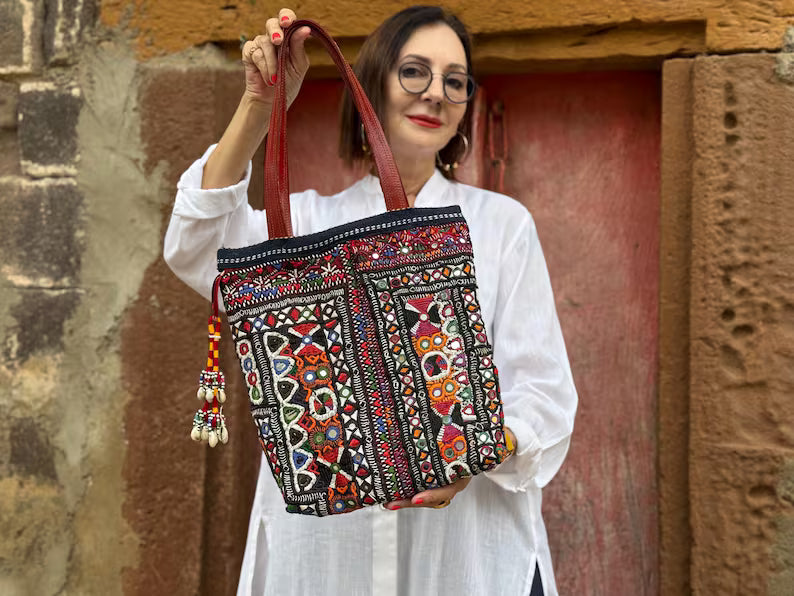 Kutch Tribal Embroidery Handbag