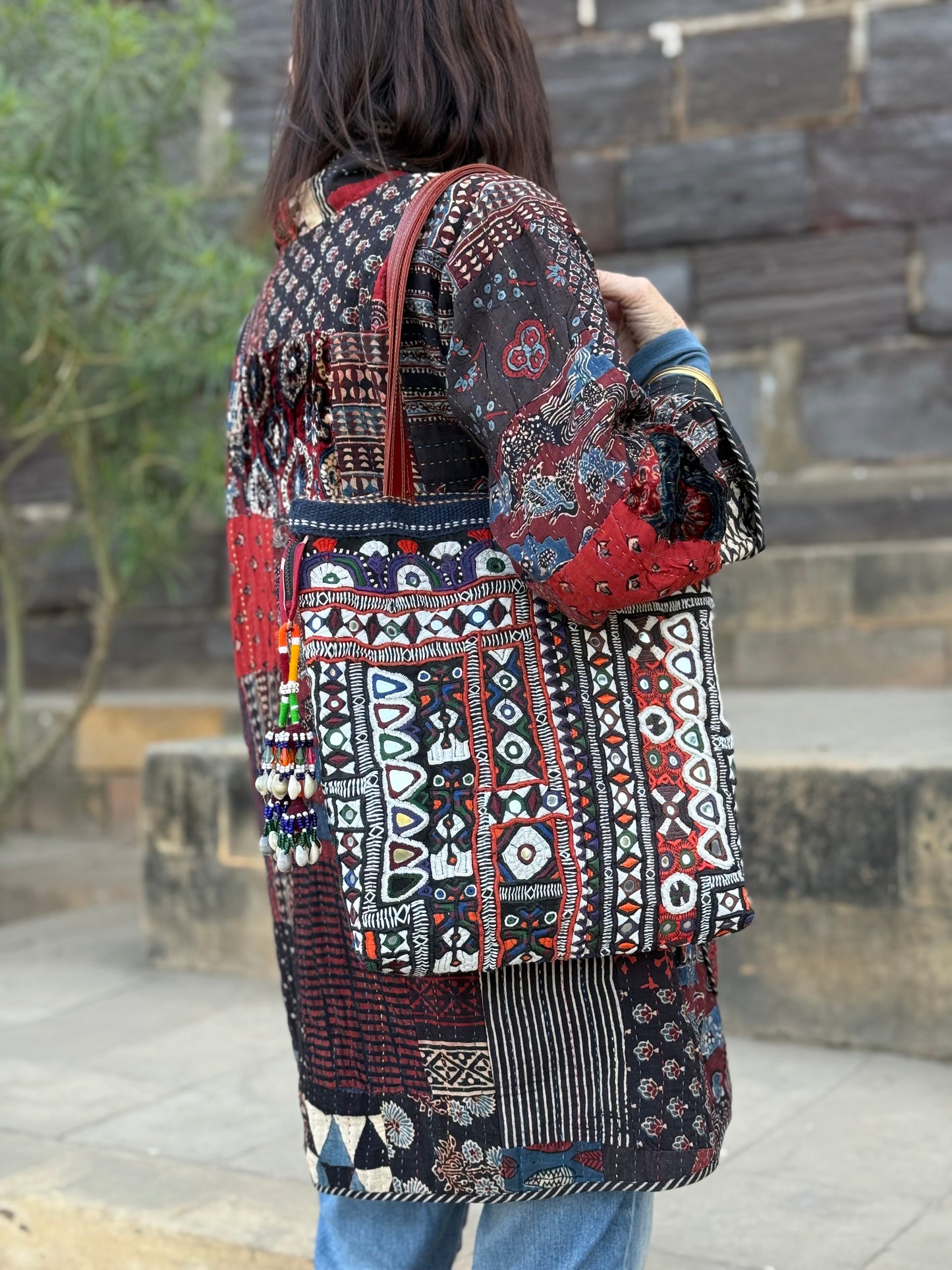 Kutch Hand Embroidery Handbag