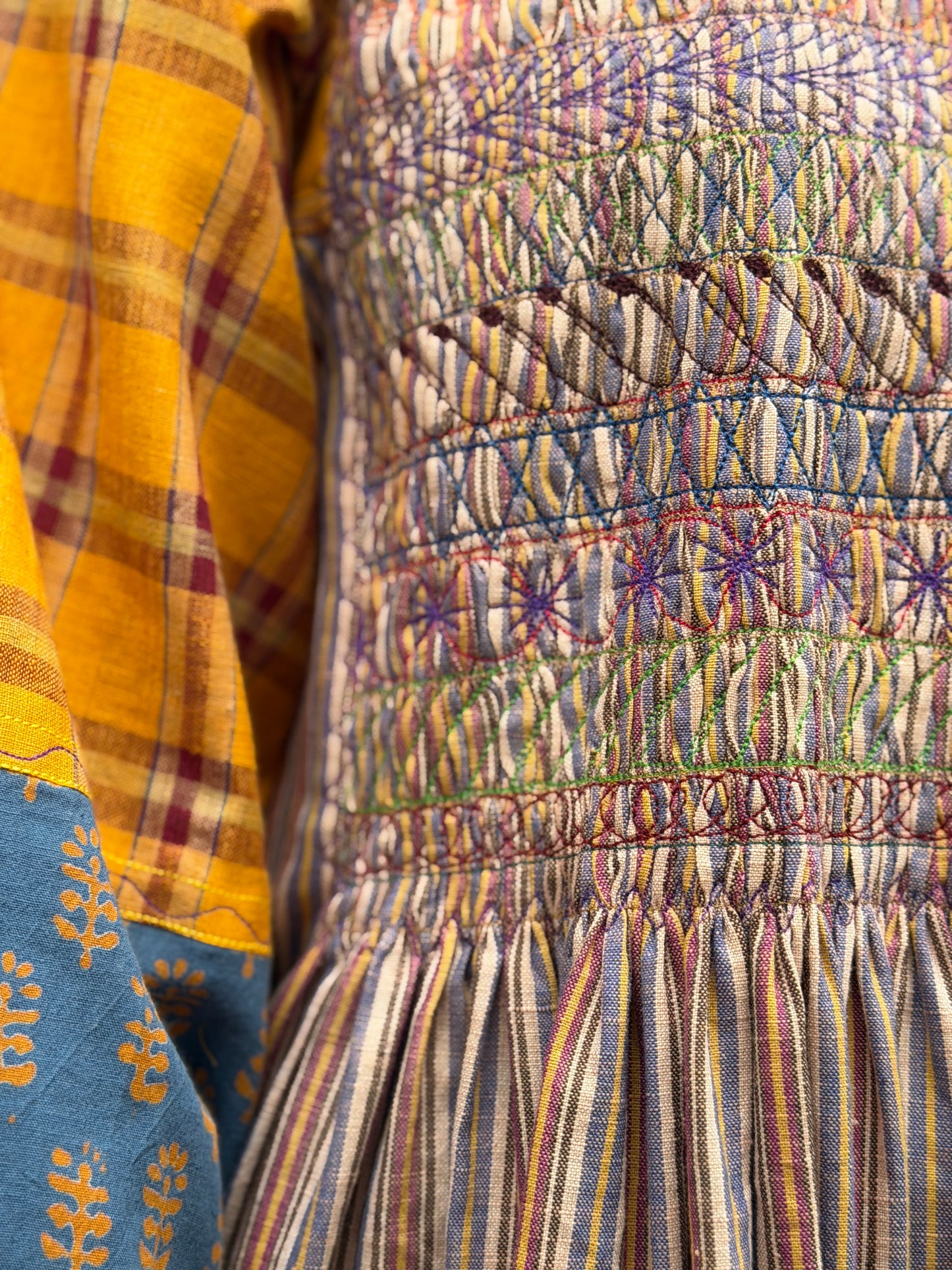 The Limited-Edition 'Atelier' Khadi Cotton Patchwork Dress