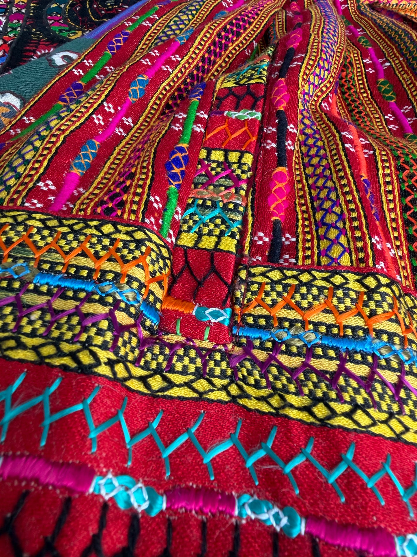 XXL Madame Hall Heritage Kutch Embroidery Artwear Tunic (1-of-1 Piece)