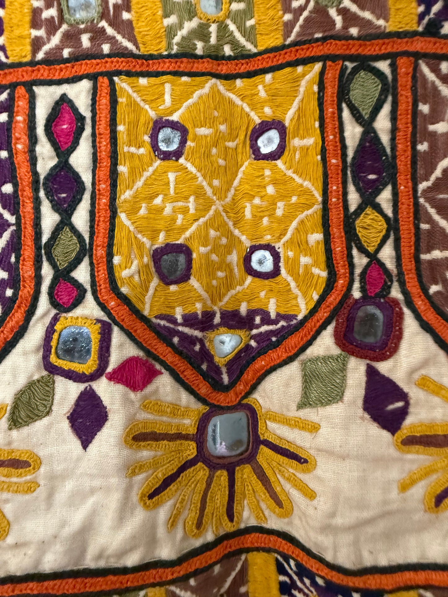 Hand Embroidered Indian Wall Hanging