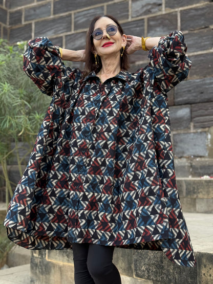 Arty Ajrakh Cotton Shirt