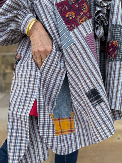 Chic Khadi Cotton Oversized Shirt