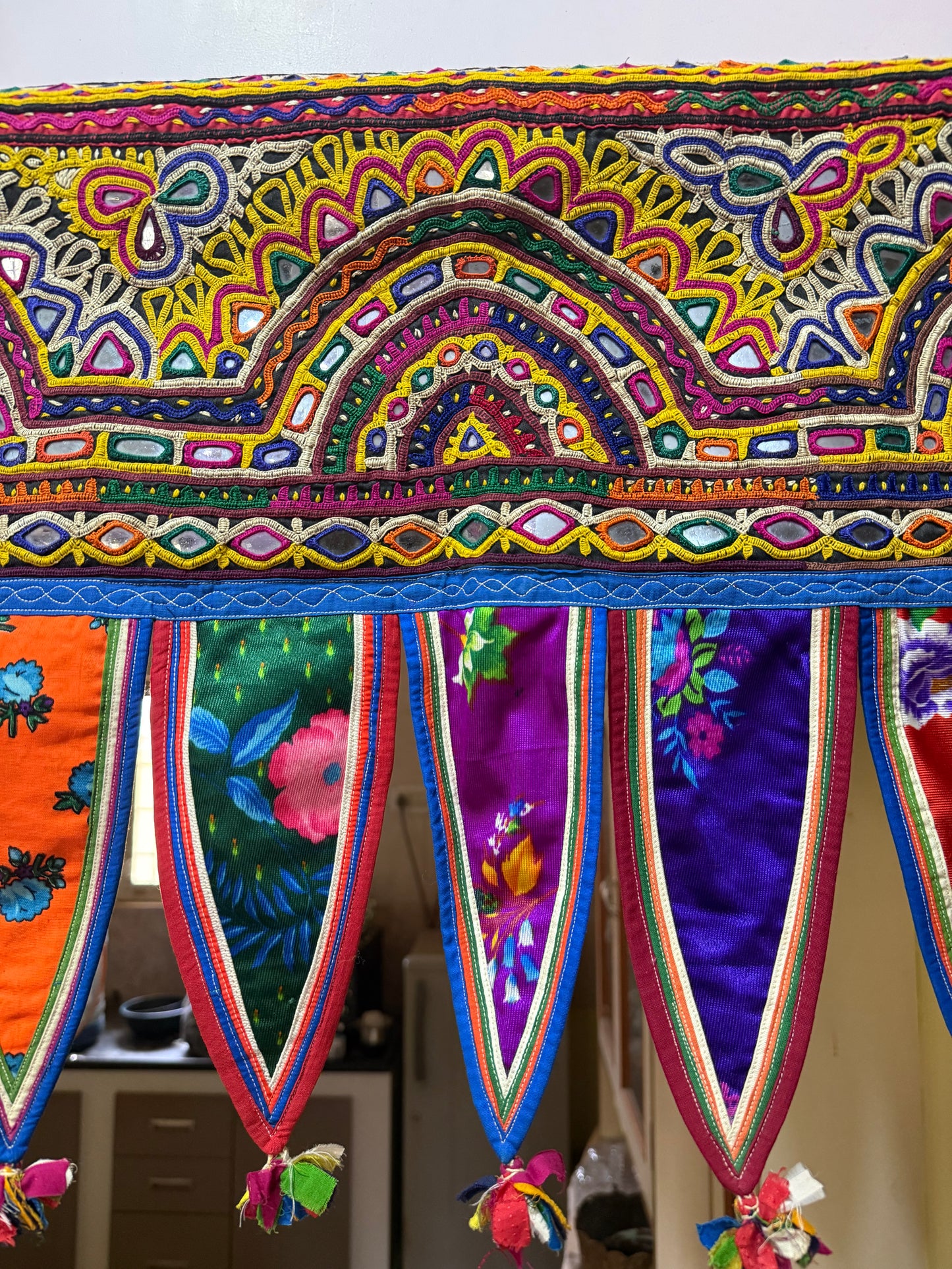 Hand Embroidered Rabari Toran Wall Hanging