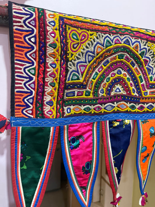 Hand Embroidered Rabari Toran Wall Hanging