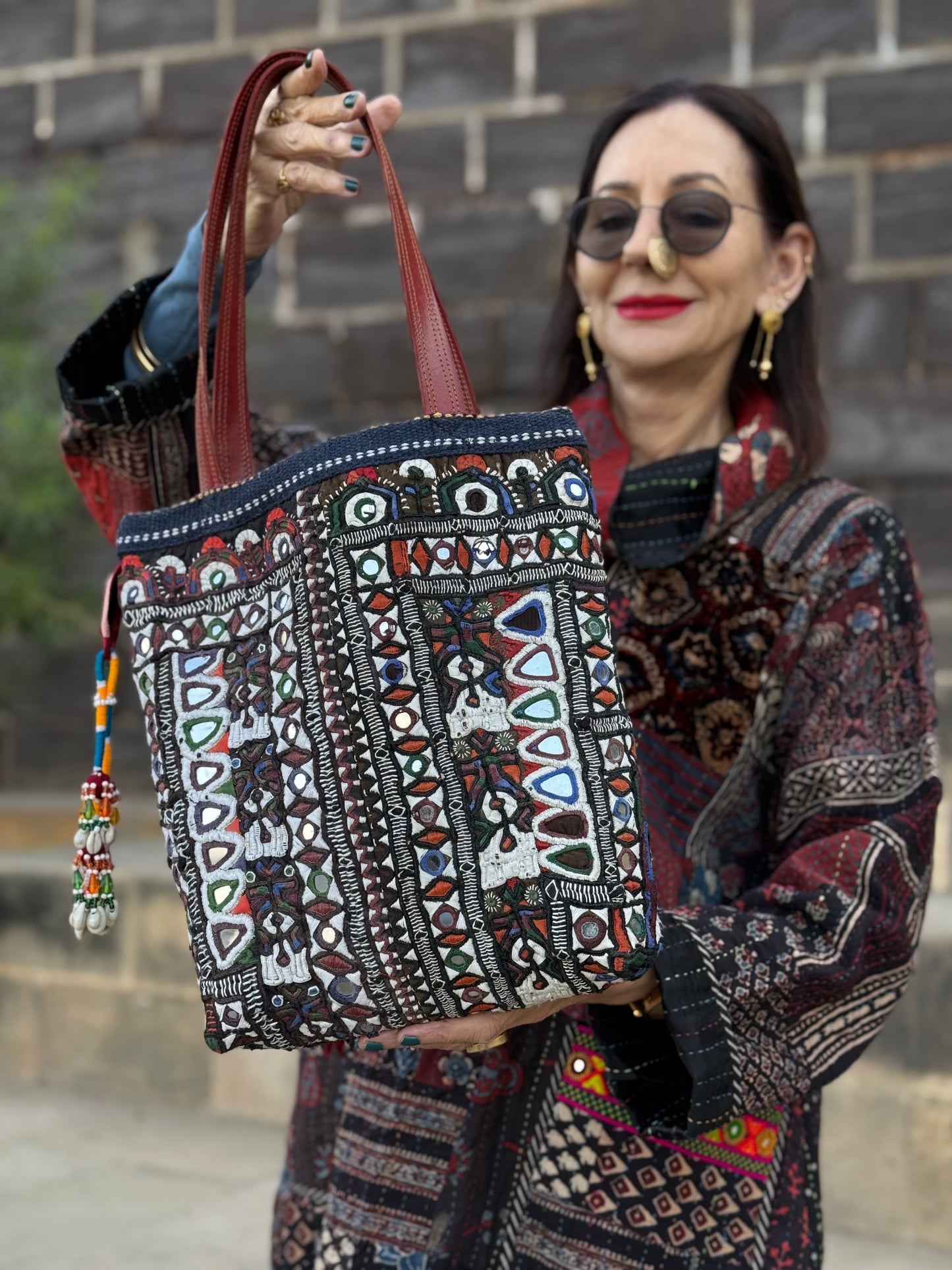 Kutch Hand Embroidery Handbag