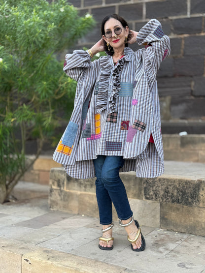 Chic Khadi Cotton Oversized Shirt