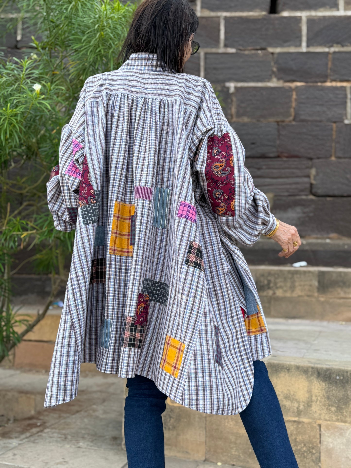 Chic Khadi Cotton Oversized Shirt