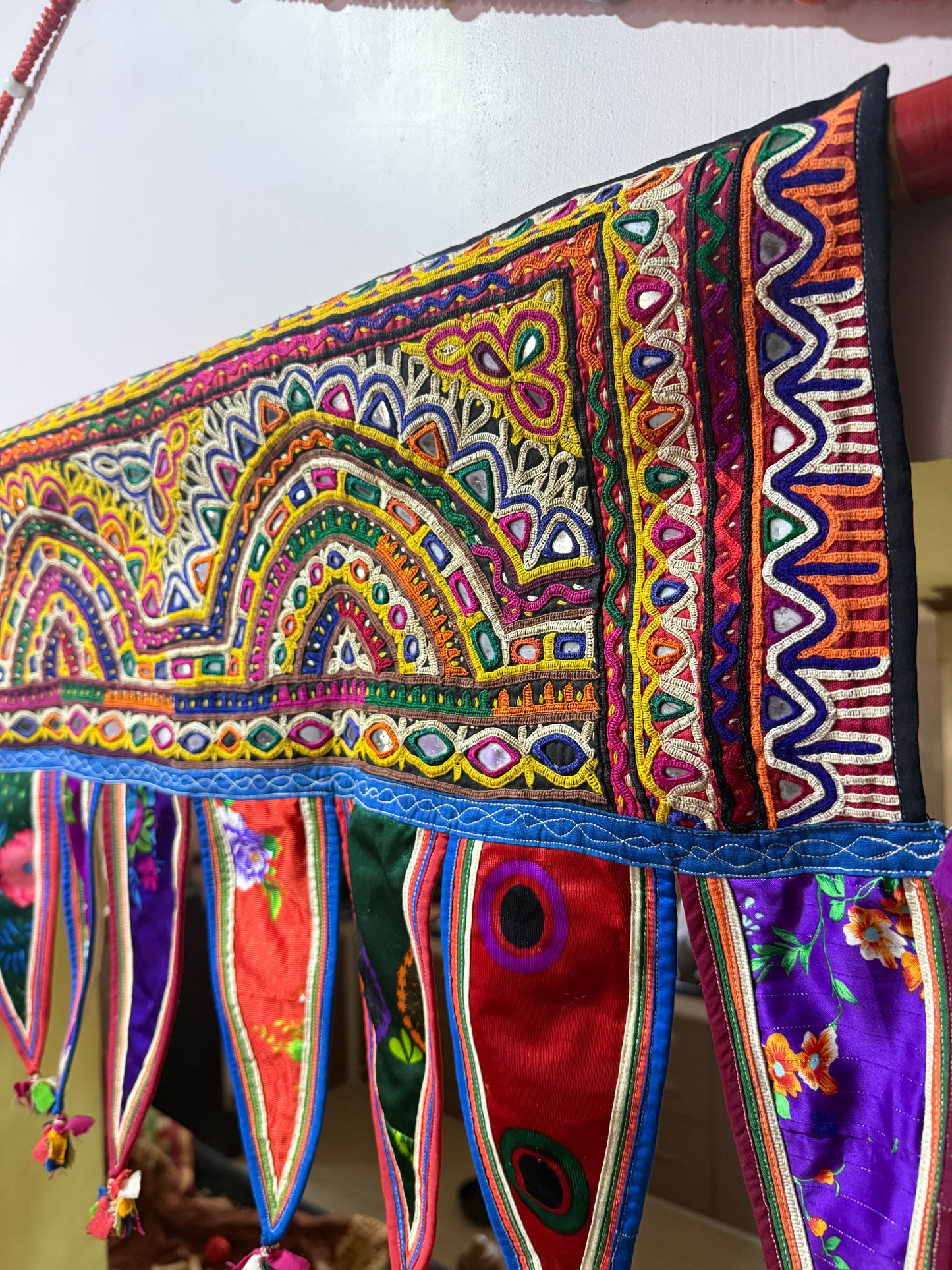 Hand Embroidered Rabari Toran Wall Hanging