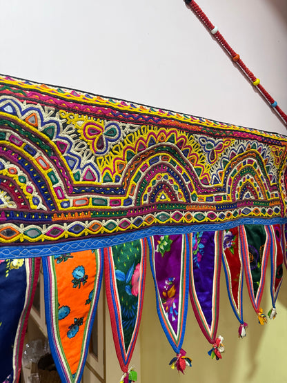 Hand Embroidered Rabari Toran Wall Hanging