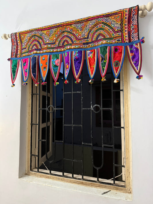Hand Embroidered Rabari Toran Wall Hanging