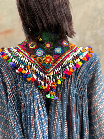 Embroidered Kutchi scarf