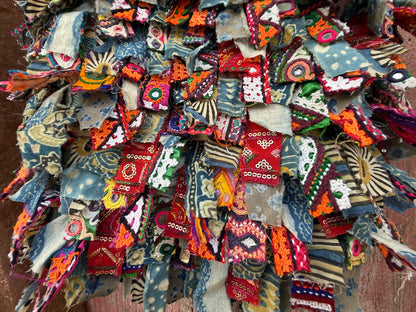 Indian Embroidery Tote Bag – Upcycled Shaggy Design