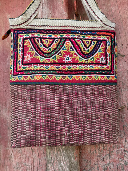 Artisanal Mirrorwork Tote