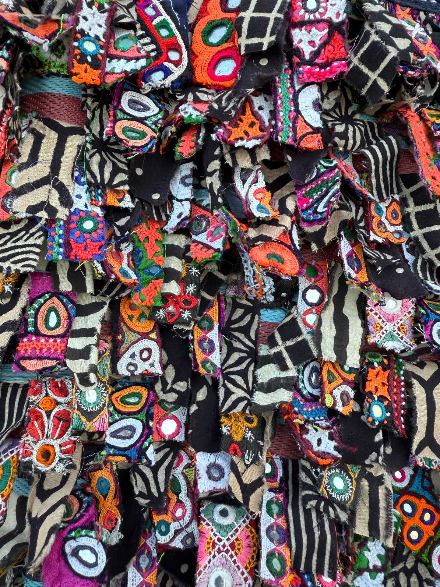 Upcycled Shaggy Rag Bag