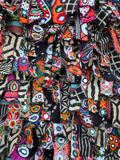 Upcycled Shaggy Rag Bag