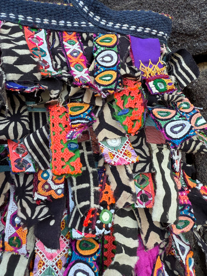 Upcycled Shaggy Rag Bag